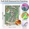 Skull & Skeleton Tarot Diamond Art Kit for Adults – 5D Full Drill Round DIY Diamond Painting, Mosaic Gem Crafts for Wall Decor, Beginner-Friendly, 12x16 inch, St. Patrick’s Day Gift